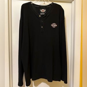 Embroidered Harley Davison shirt